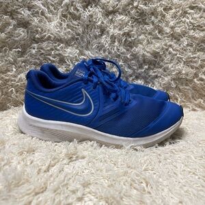 Nike Royal Blue Lace-Up Running Shoes